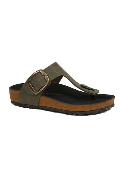 Pierre Cardin ® | Pc-6960-3953 Χακί - Γυναικείες Παντόφλες