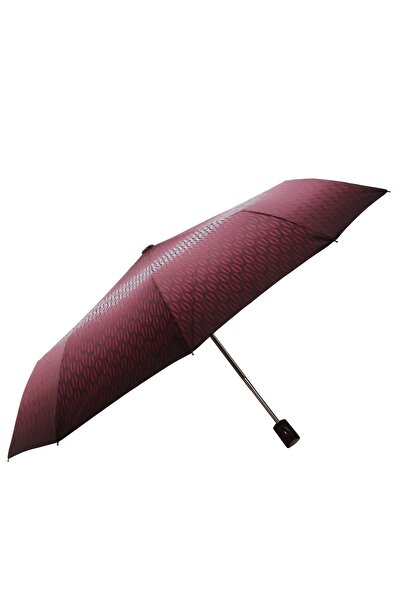 louisiana polo April Tam Otomatik Lüx Şemsiye Bordo Desenli