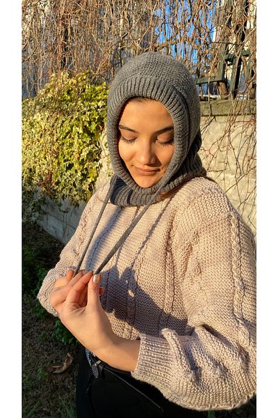 laviyonsa Knitwear Stringed Balaclava Unisex