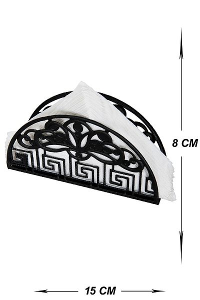VENON Home Napkin Holder Gizem Black