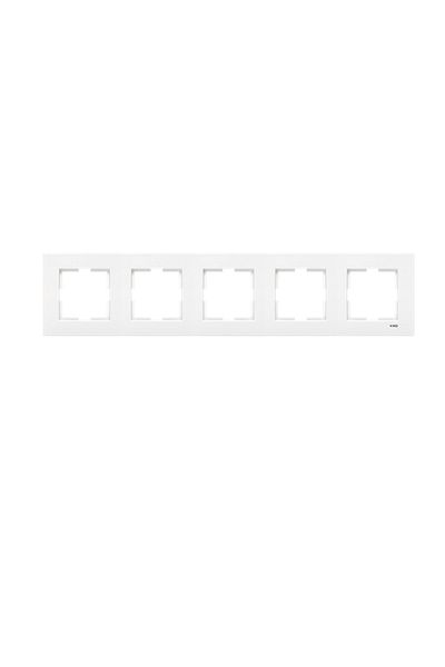 VİKO Karre Series White Pentacle (5 Pieces) Horizontal Frame 1 Piece
