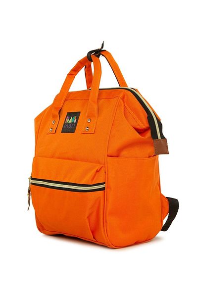 Bagmori Orange Women's Metal Brim Backpack M000000499