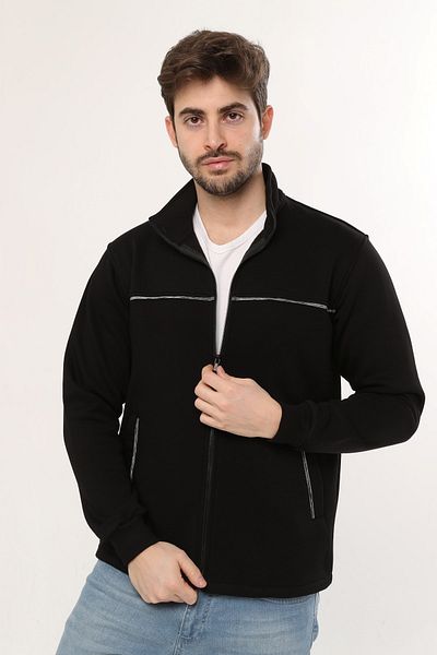 Uniprom Casual Jacket 3 Thread Raster Seasonal Daily Jacket Black