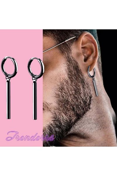 Trenderrs Unisex Hypoallergenic Gothic Punk Stainless Steel Earrings
