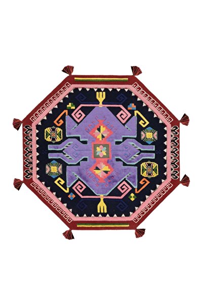 Rugs Modern Halı سجادة ميرا 1182 سجادة مثمنة الشكل ذات نقش عرقي