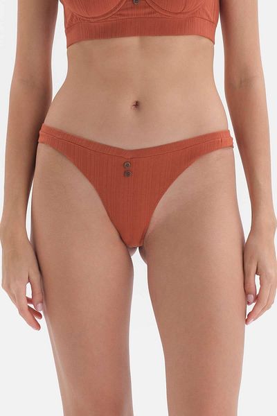 Dagi String - Braun - Unifarben