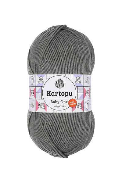 Kartopu Dark Gray Baby One Hand Knitting Yarn - K1002