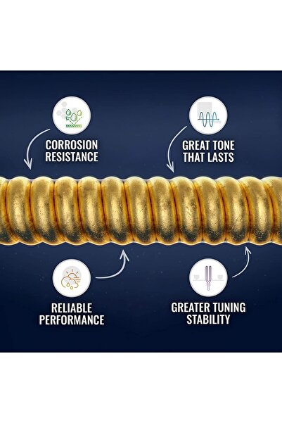 Elixir 16027 Nanoweb Phosphor Bronze Akustik Gitar Teli (11-52)