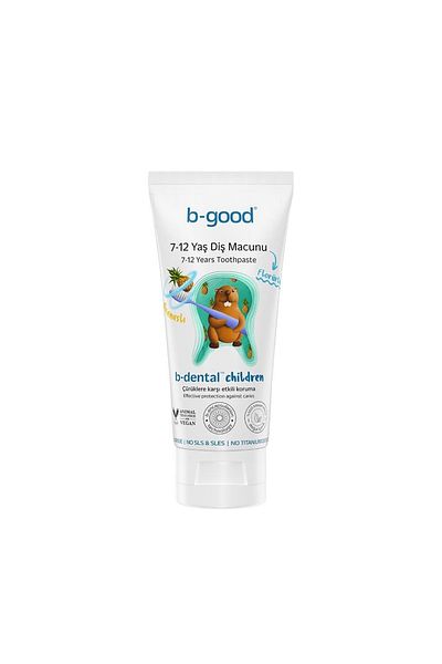 B-GOOD 7-12 Years B-dental Toothpaste - Fluoride Pineapple 50 Ml