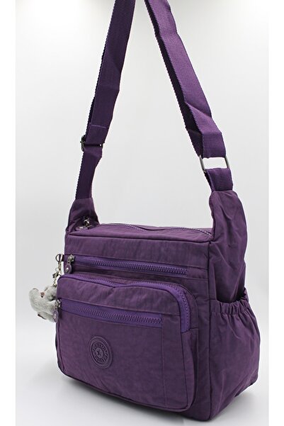 Bevitton Geantă de umăr pentru femei din țesătură rezistentă la apă clinker 4100 violet