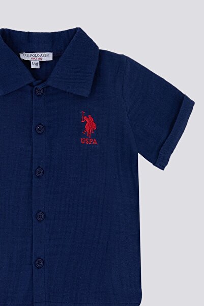 U.S. Polo Assn. Kindly Lacivert Bebek Polo Yaka Tshirt Takım