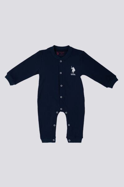 U.S. Polo Assn. قاعدة. بولو أسن بابيس بذلة أطفال باللون الأزرق الداكن