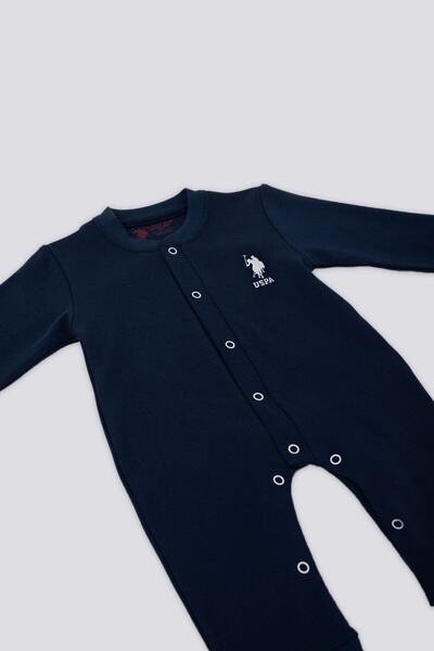 U.S. Polo Assn. قاعدة. بولو أسن بابيس بذلة أطفال باللون الأزرق الداكن