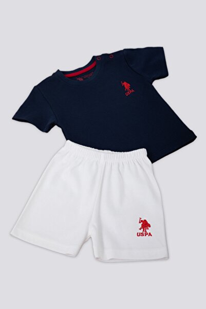 U.S. Polo Assn. U.s. Polo Assn Exquisite Detail Lacivert Bebek Tshirt Takım