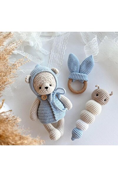 Damla Amigurumi 3lu Ayicik Set