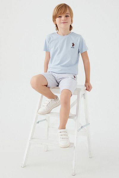 U.S. Polo Assn. Boy's Gray Bermuda Suit