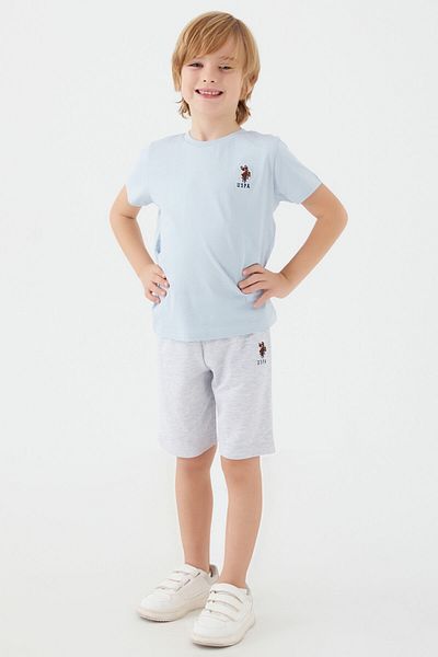 U.S. Polo Assn. Boy's Gray Bermuda Suit
