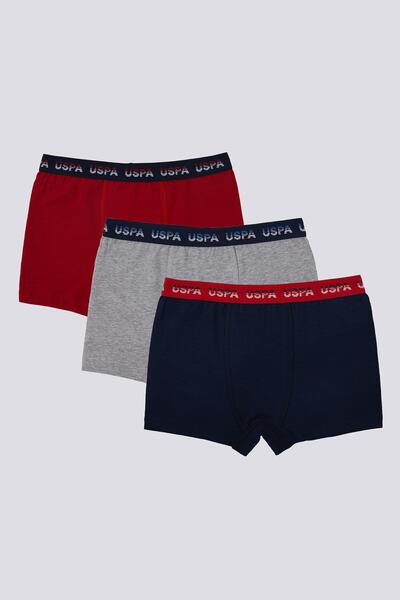 U.S. Polo Assn. Baza. Boxer Polo Assn Striped pentru băiat, pachet de 3