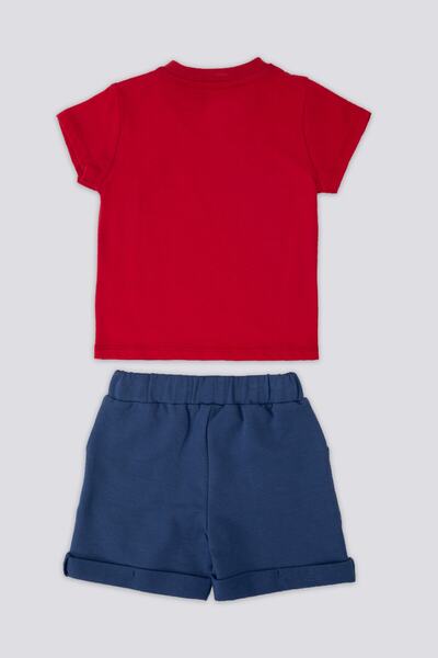 U.S. Polo Assn. Passion Red Baby T-shirt Set Usb1143-b