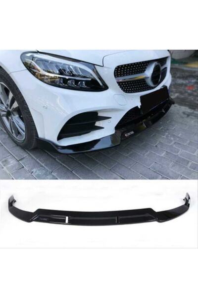 Genel Markalar Mercedes W205 2019+ C Serısı Ön Lıp Brabus - Pıano Black (parl...