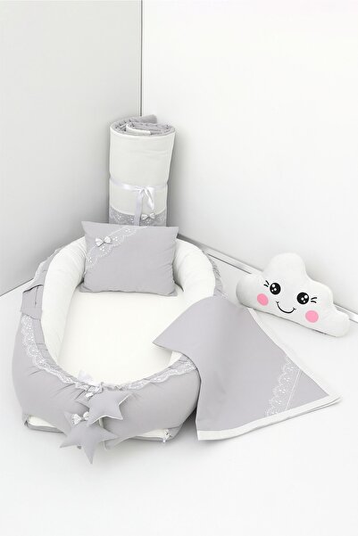 Umaybebek 5 Parça - Babynest, Bebek Uyku Yatağı, Baş Yastık, Bebek Pikesi, Yo...