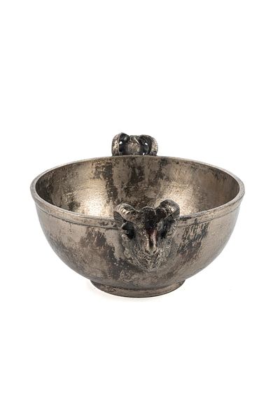 Mikasa Moor Antique Silver Metal Decorative Bowl 43X31X18Cm