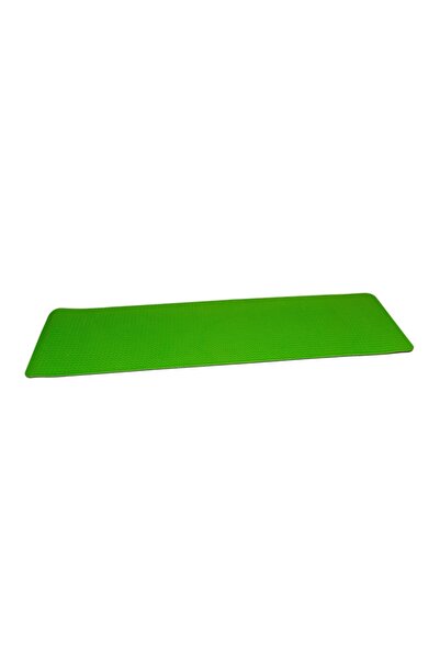 Cosfer 8mm Çift Taraflı Çevre Dostu Yoga Matı Yeşil