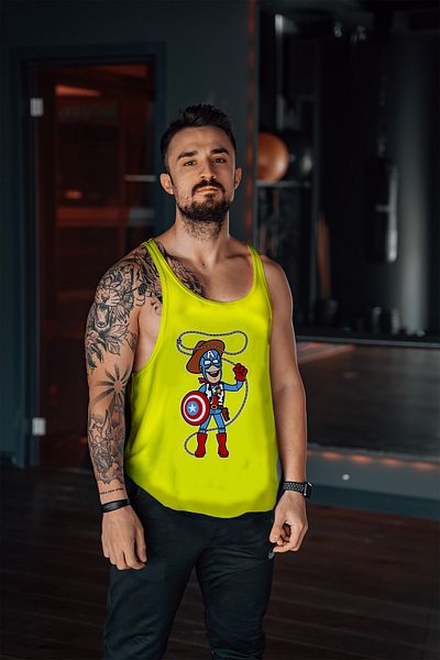 Freeyez Captan Toy Gym Fitness Tank Top Athlete