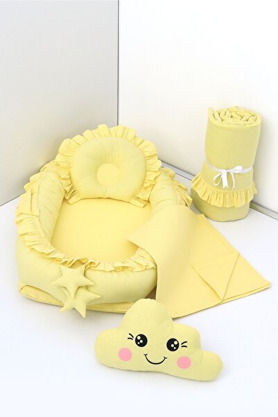 Umaybebek 5 Parça - Babynest, Bebek Uyku Yatağı, Baş Yastık, Bebek Pikesi, Yo...
