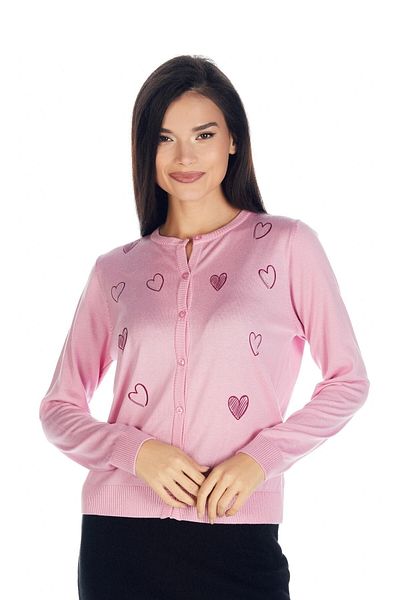 Solo Sparkle of the Heart" Knitwear Knitted Cardigan