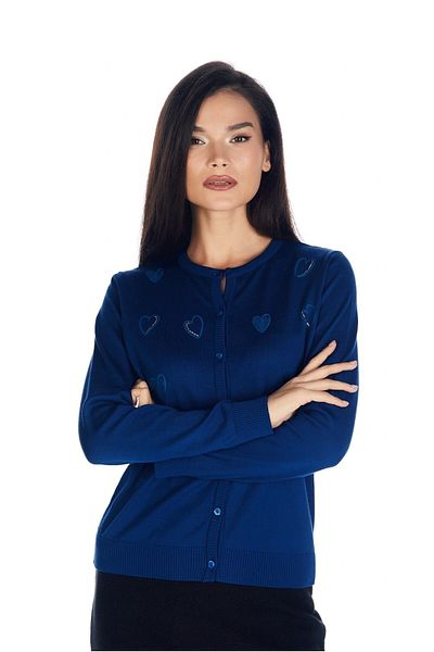 Solo Sparkle of the Heart" Knitwear Knitted Cardigan