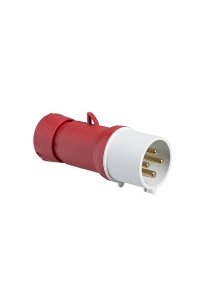 Pke32m434, Düz Fiş, 4x32 Amper, Trifaze, 3p+t, Ip44, Vidalı Bağlantı