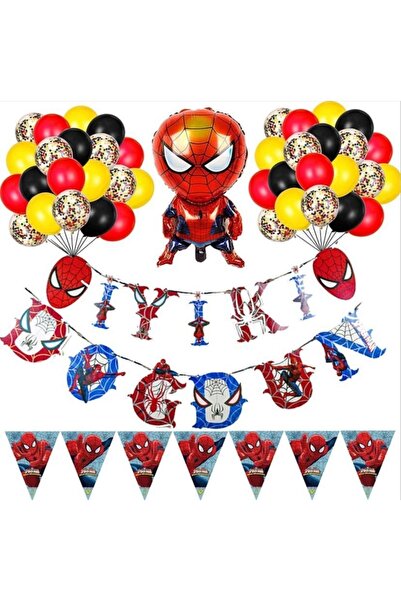 MFM Set de baloane din folie pentru ziua de naștere Spiderman