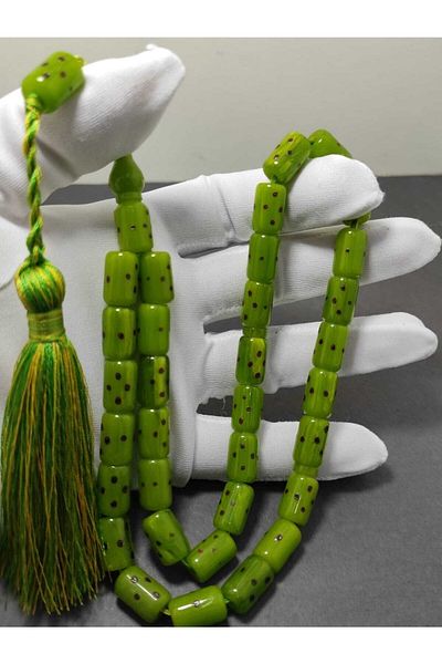 ALTUNTAŞ Cubuk and Amber Burning Prayer Beads Set - Giant Size System