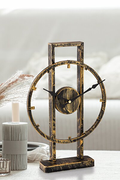 EMORES Dekoratif Metal Masa Saati