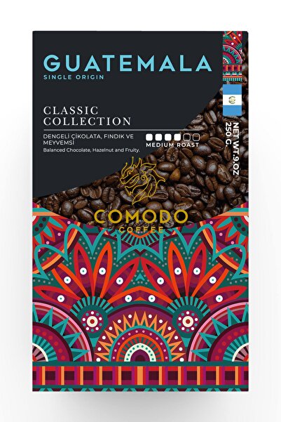 Comodo Coffee Guatemala Premium Gold Selection Filtre-çekirdek Kahve 250 gr