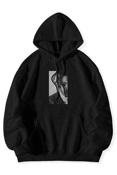 ROCKS Hanocă unisex cu glugă supradimensionată Xxxtentacion