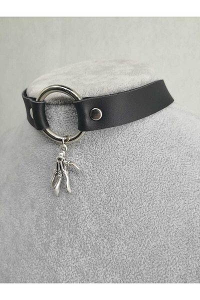 Fugusugu Claw Gothic Choker Necklace
