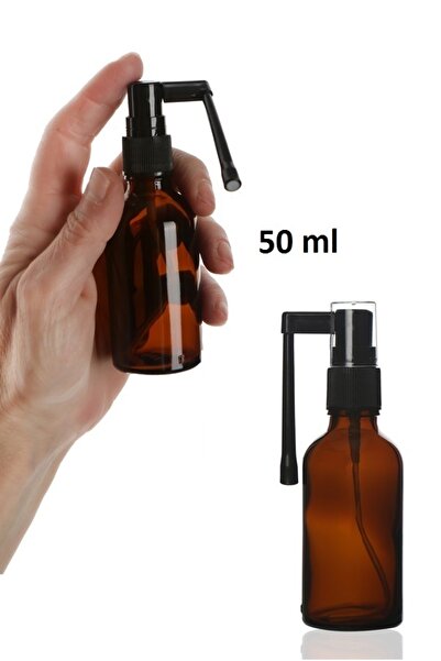 Milea Ağız Boğaz Spreyi Şişesi Amber Cam 50 Ml