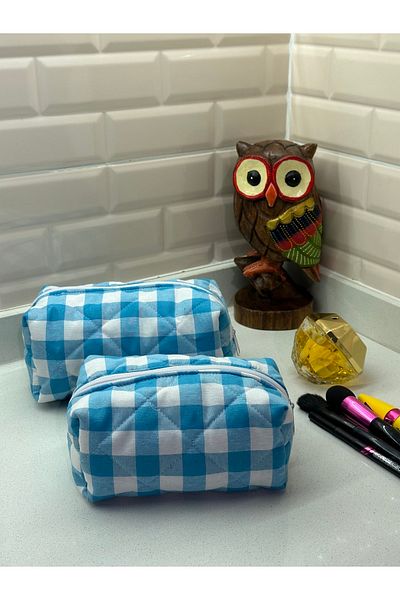 Hedwig Design Organizator de geanți de machiaj cu flori colorate (dimensiune mare)