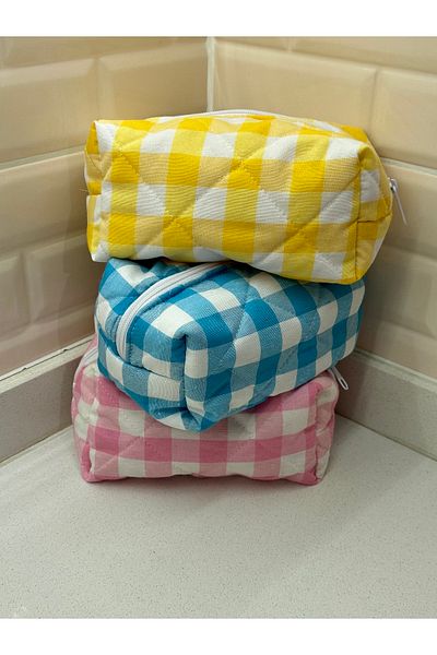 Hedwig Design Organizator de geanți de machiaj cu flori colorate (dimensiune mare)