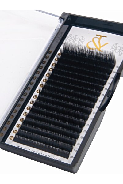 Klasik Kirpik , M Kıvrım , 0.10 Kalınlık , Mix 8-15 mm , T&Y , 16 Sıra , Mink
