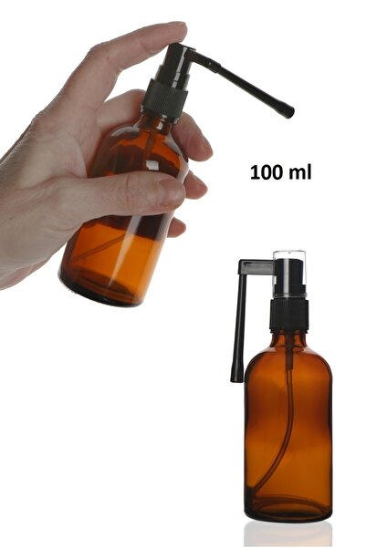 Milea Ağız Boğaz Sprey Şişesi Amber Cam 100 ml