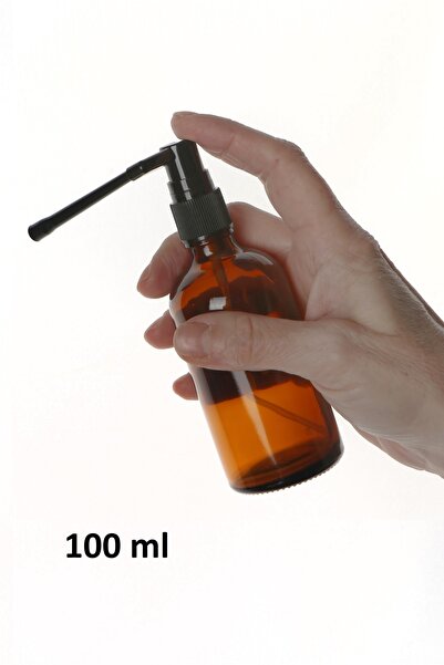 Milea Ağız Boğaz Sprey Şişesi Amber Cam 100 ml