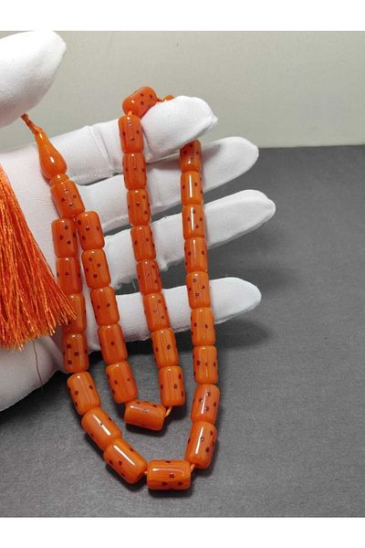 ALTUNTAŞ Cubuk and Amber Burning Prayer Beads Set - Giant Size System