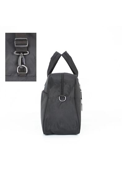 Case Club Ortaboy Seyahat Ve Spor Çantası Siyah Renk Ve Su Geçirmez Kumaş