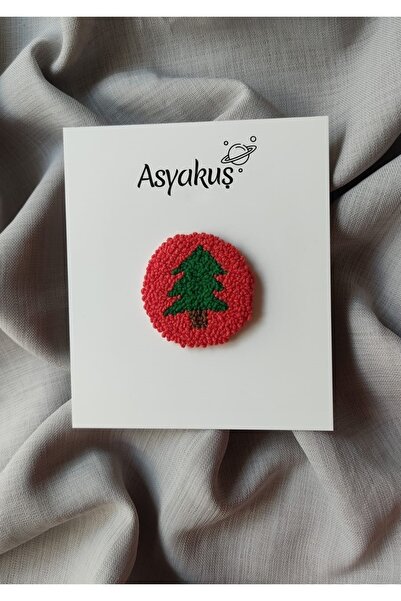 asyakuş مجموعة Efsarstudio لرأس السنة الجديدة مصنوعة يدويًا بإبزيم من خشب الص...