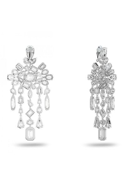 Swarovski 5639329 Earrings Gema:ce Chndl Cry/rhs
