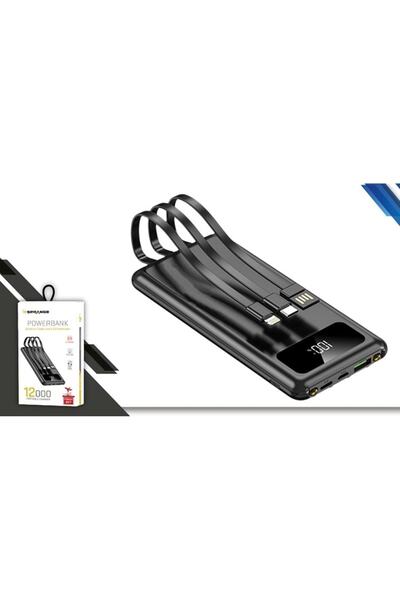 Concord Sprange Sr-p18 12.000 Mah 3in1 Powerbank Dahili 3 Kablo