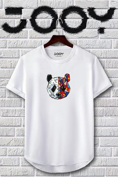 Jooy Company Μαύρο λευκό Tokyo Panda Slim Fit Tshirt Σετ 2 τεμαχίων